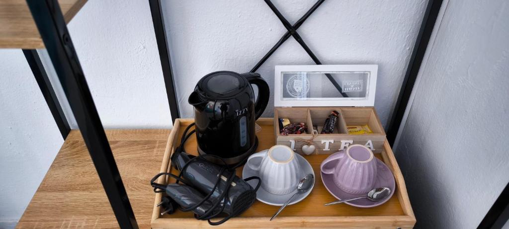 Kuchyň nebo kuchyňský kout v ubytování Milisia Rooms