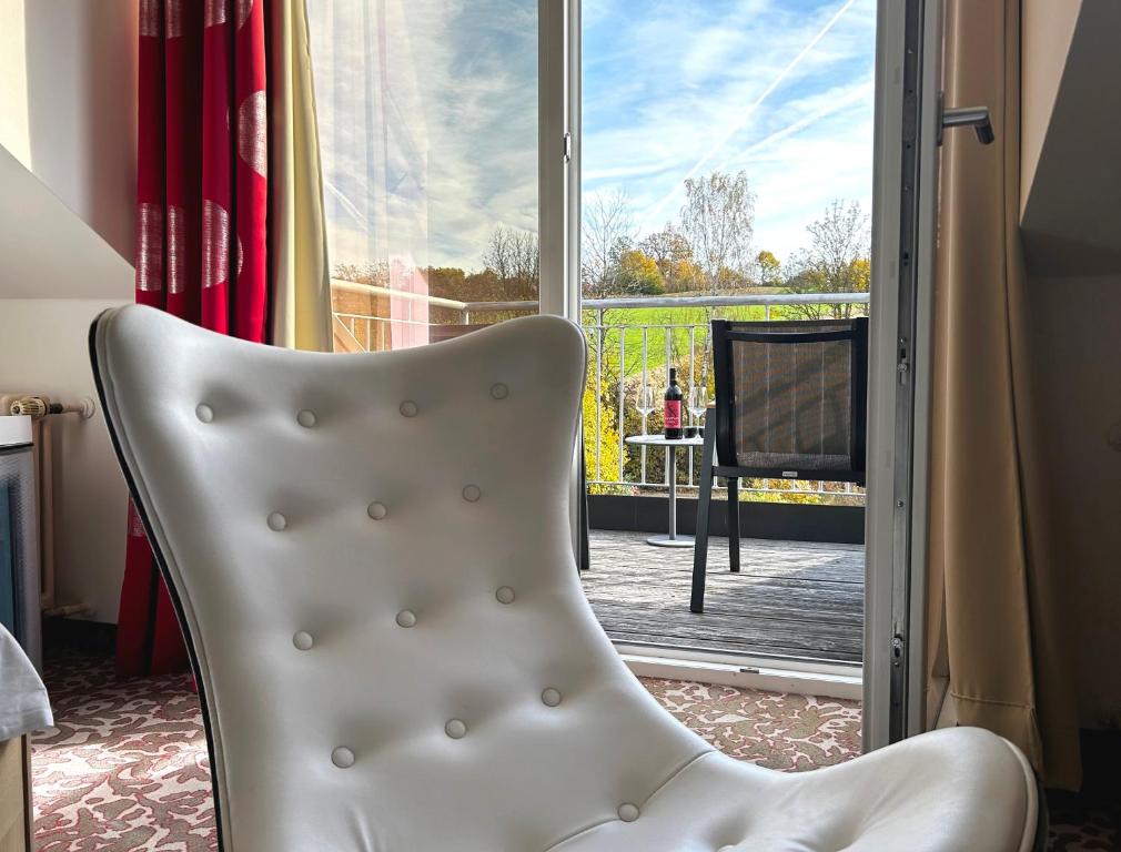 Posezení v ubytování Hotel Wutzschleife