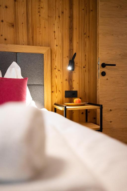Posteľ alebo postele v izbe v ubytovaní Der Lammhof - Appartements Kaswurm