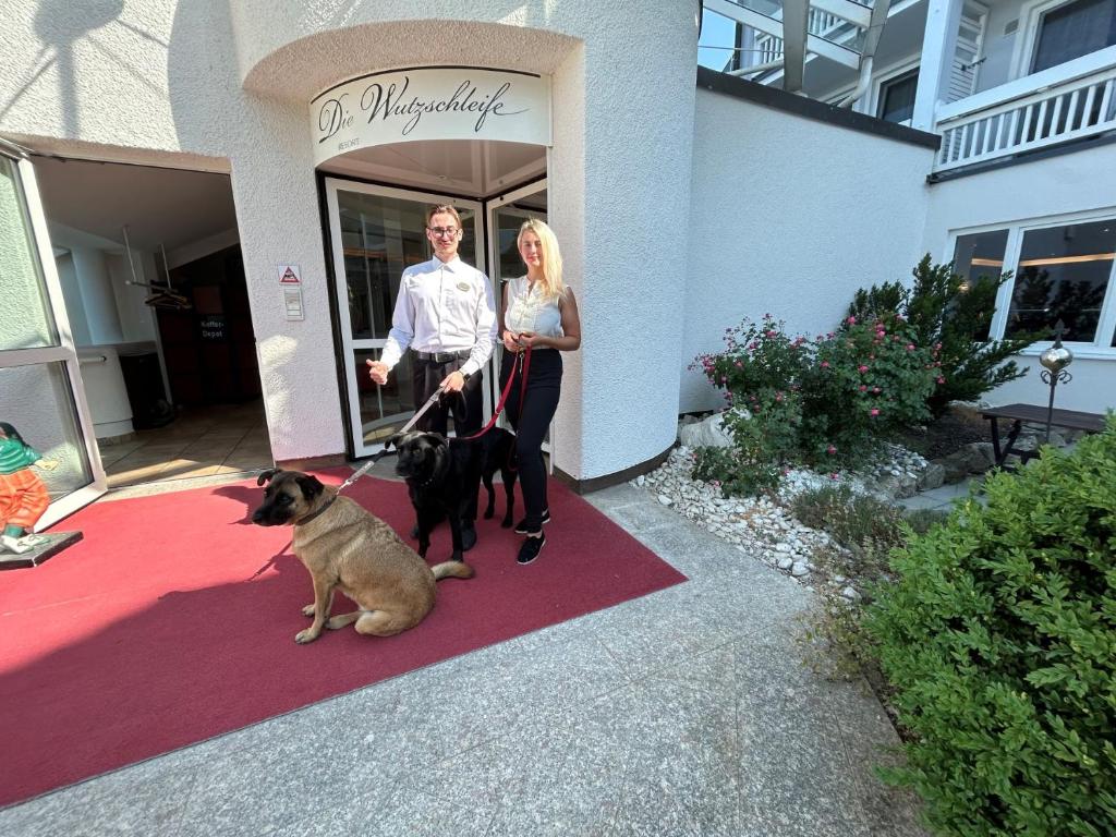 Domácí mazlíčci ubytovaní s hosty v ubytování Hotel Wutzschleife