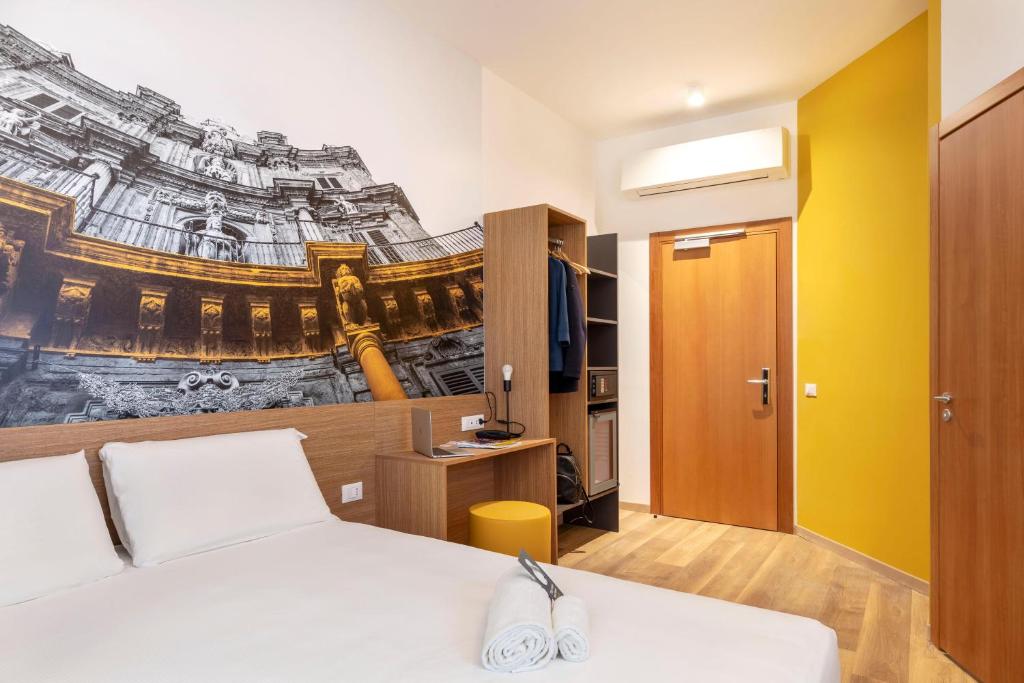 Uma área de estar em B&B Hotel Palermo Quattro Canti
