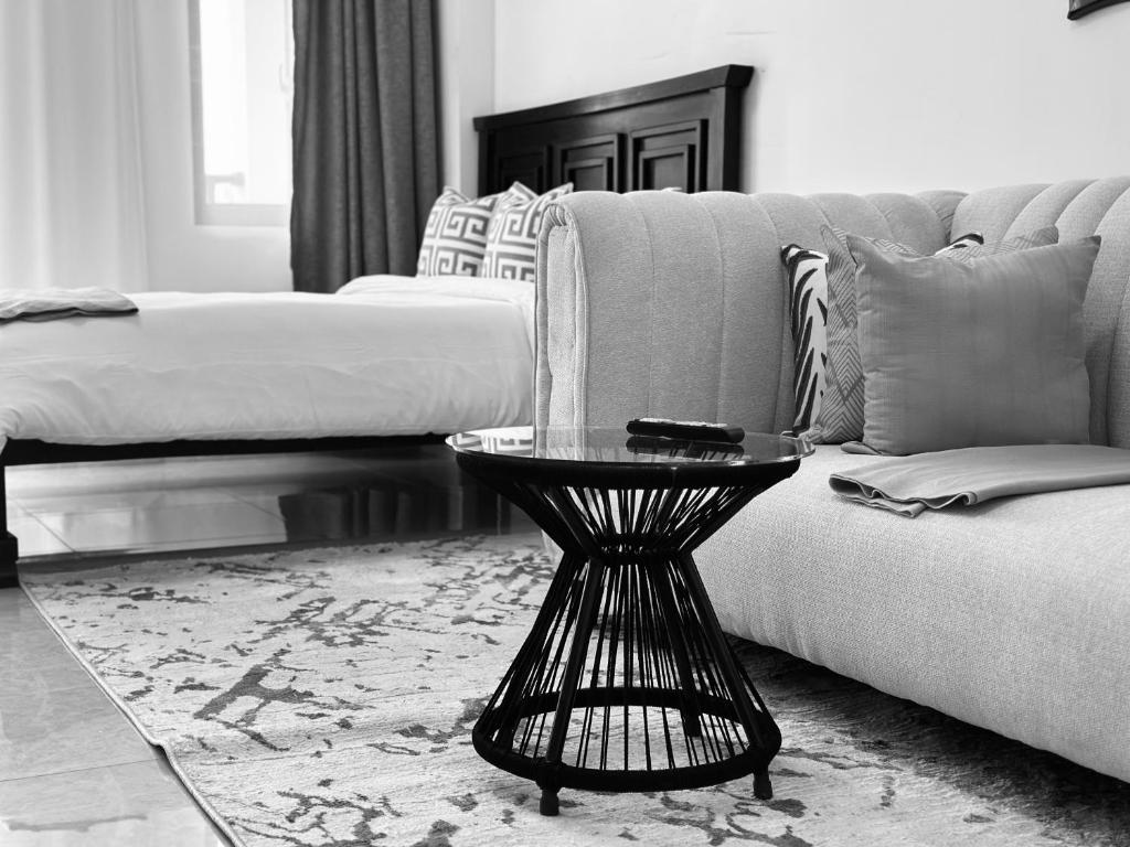 Posezení v ubytování Executive studio- Limuru Road Ruaka
