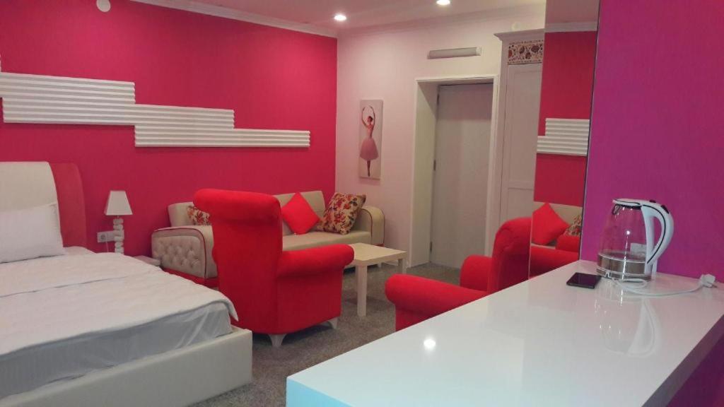 Posezení v ubytování Hotel Lilo near Airport