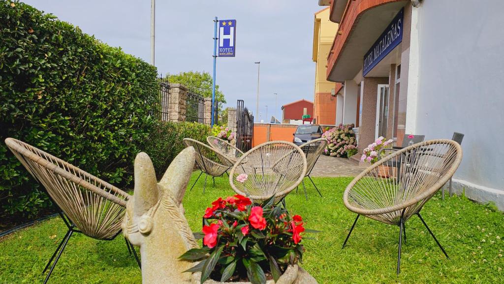 Ogród w obiekcie Hotel Mataleñas
