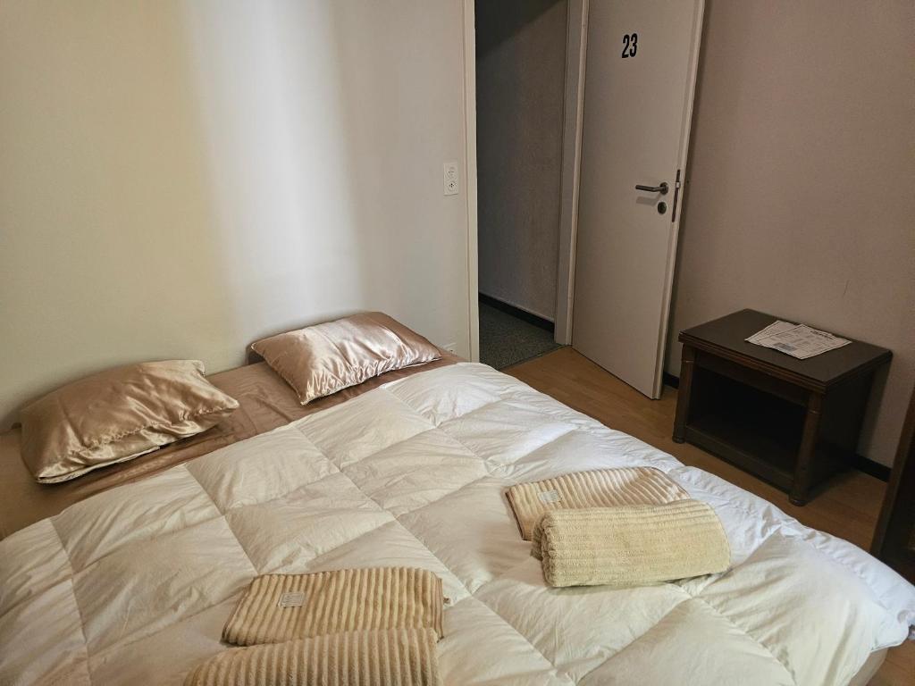 Postel nebo postele na pokoji v ubytování Ristorante Camino
