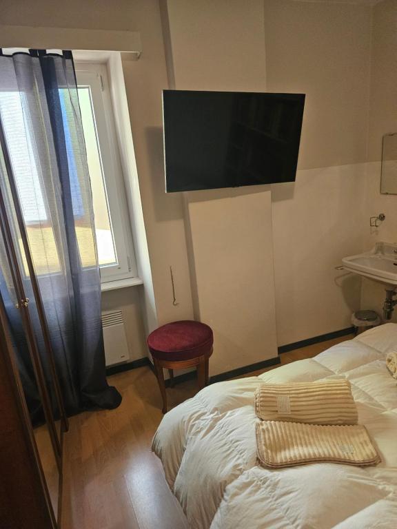 Postel nebo postele na pokoji v ubytování Ristorante Camino