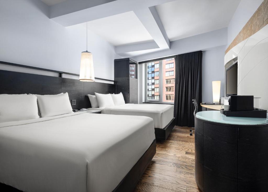 Postel nebo postele na pokoji v ubytování Hyatt Union Square New York