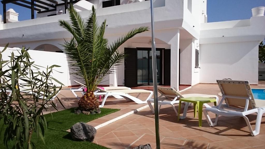 Patio nebo venkovní prostory v ubytování Villa Real Oliva