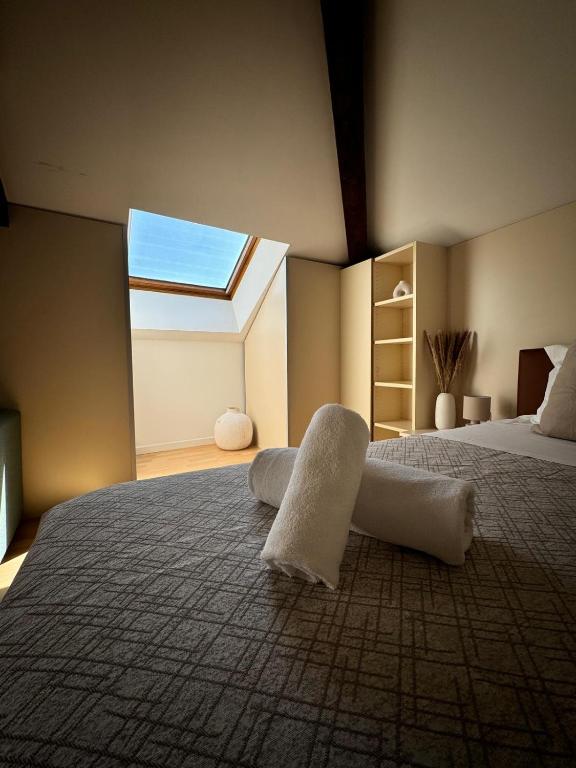 Postel nebo postele na pokoji v ubytování Hotel Locanda Castagnola