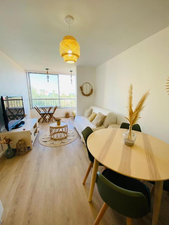 Posezení v ubytování Appartement cosy