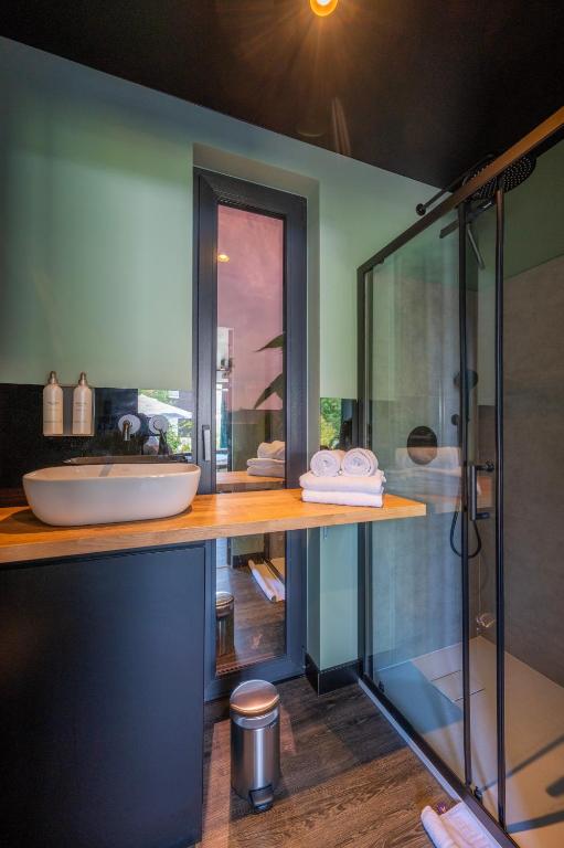 Koupelna v ubytování deichkind country loft