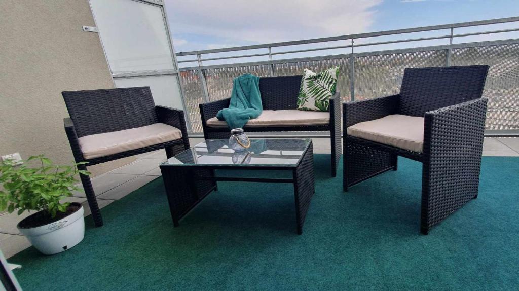 Posezení v ubytování Apartmán Zase jako doma