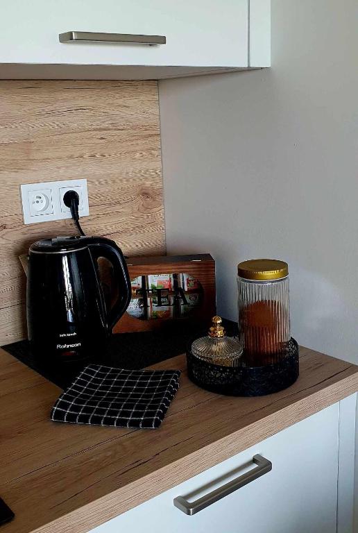 Kuchyň nebo kuchyňský kout v ubytování Apartmán Zase jako doma