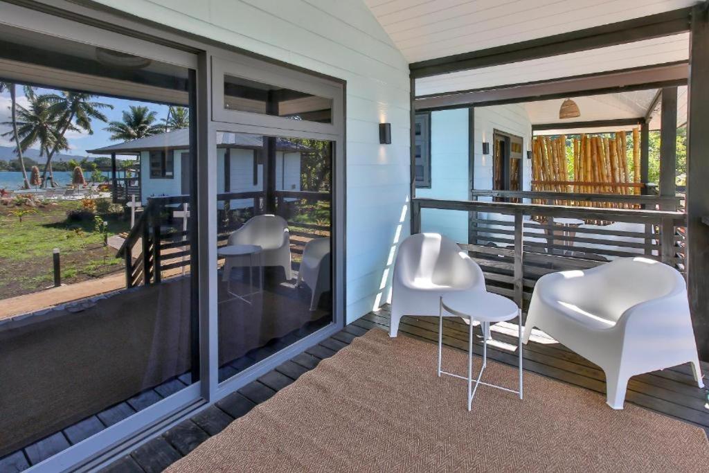 Balkón nebo terasa v ubytování Sublime Tahiti Beach Retreat