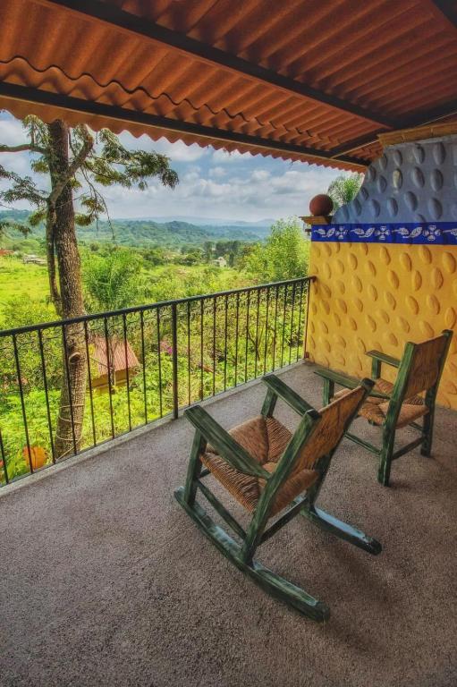 Balkón nebo terasa v ubytování Hotel Pedregal