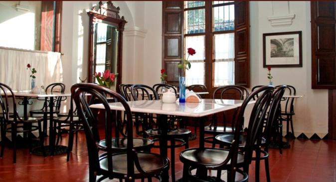Posezení v ubytování Meson del Alferez Coatepec