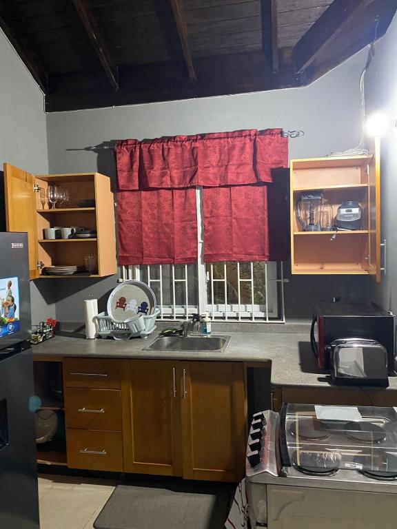 Una cocina o cocineta en Haven Escape near Montego Bay