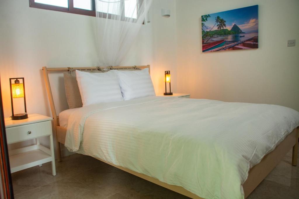 Postel nebo postele na pokoji v ubytování Villa Vino Lucia