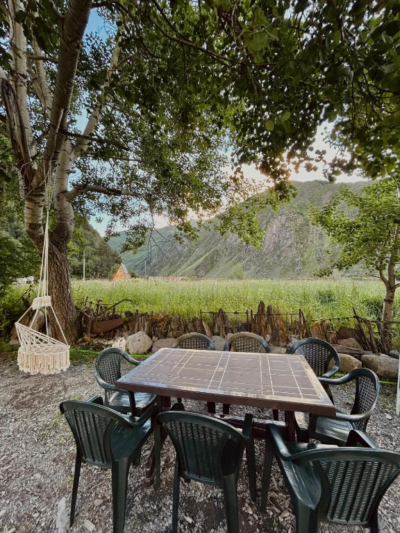 Zahrada ubytování Cottage GORDA Kazbegi