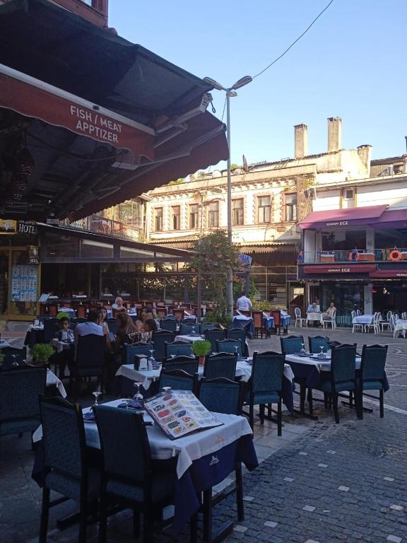 Restaurace v ubytování Yellow Bull Istanbul hotel