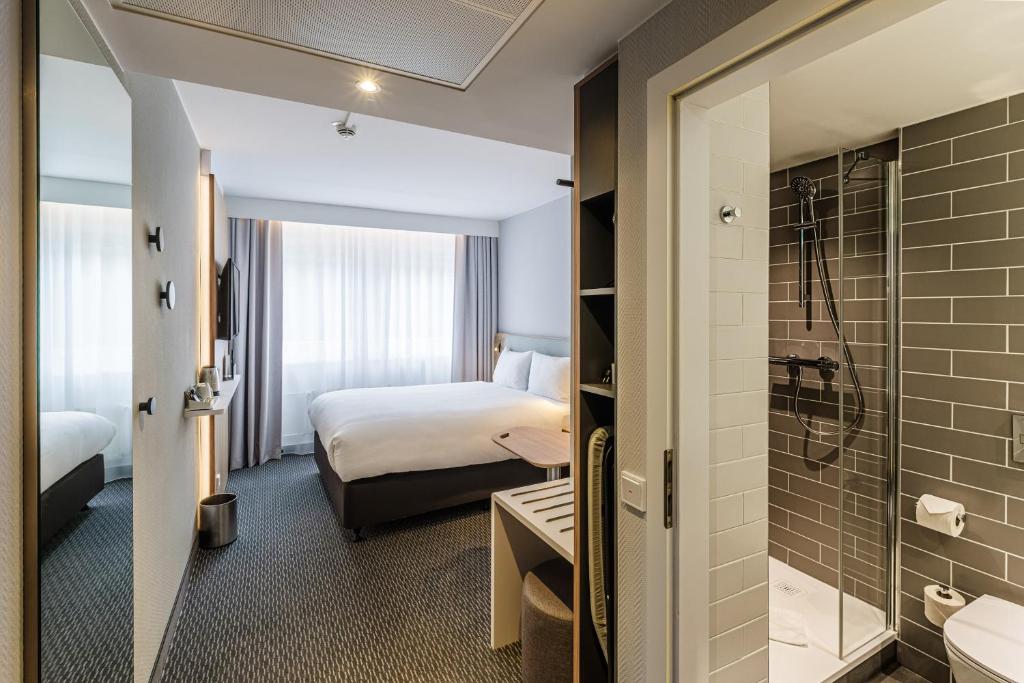 Postel nebo postele na pokoji v ubytování Holiday Inn Express Dresden Zentrum by IHG
