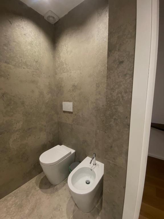 Koupelna v ubytování B&B Sulle Vie del Capo