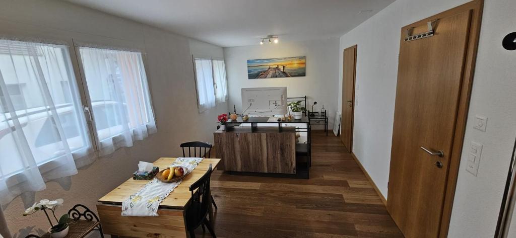 Kuchyň nebo kuchyňský kout v ubytování Private Etage 5 Min vom Bahnhof - Parken - Küche - Netflix