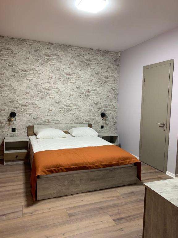 Postel nebo postele na pokoji v ubytování Fishel