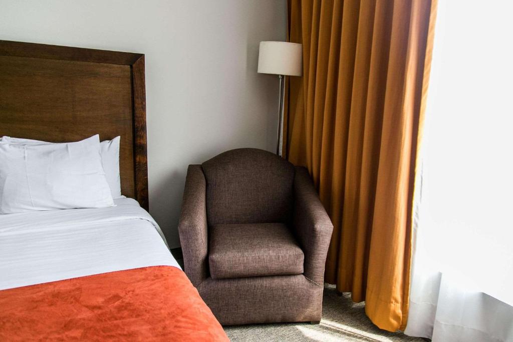 Postel nebo postele na pokoji v ubytování Radisson Poliforum Plaza Hotel Leon