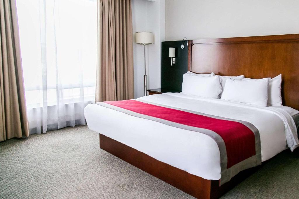 Postel nebo postele na pokoji v ubytování Radisson Poliforum Plaza Hotel Leon