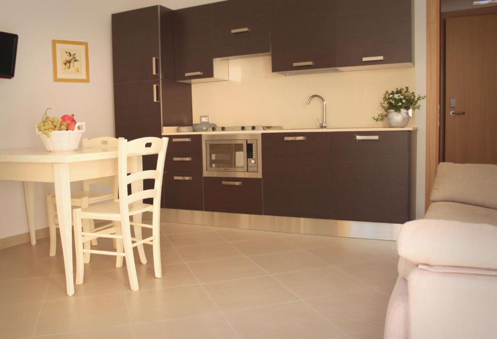 Kuchyň nebo kuchyňský kout v ubytování Residence San Nicola
