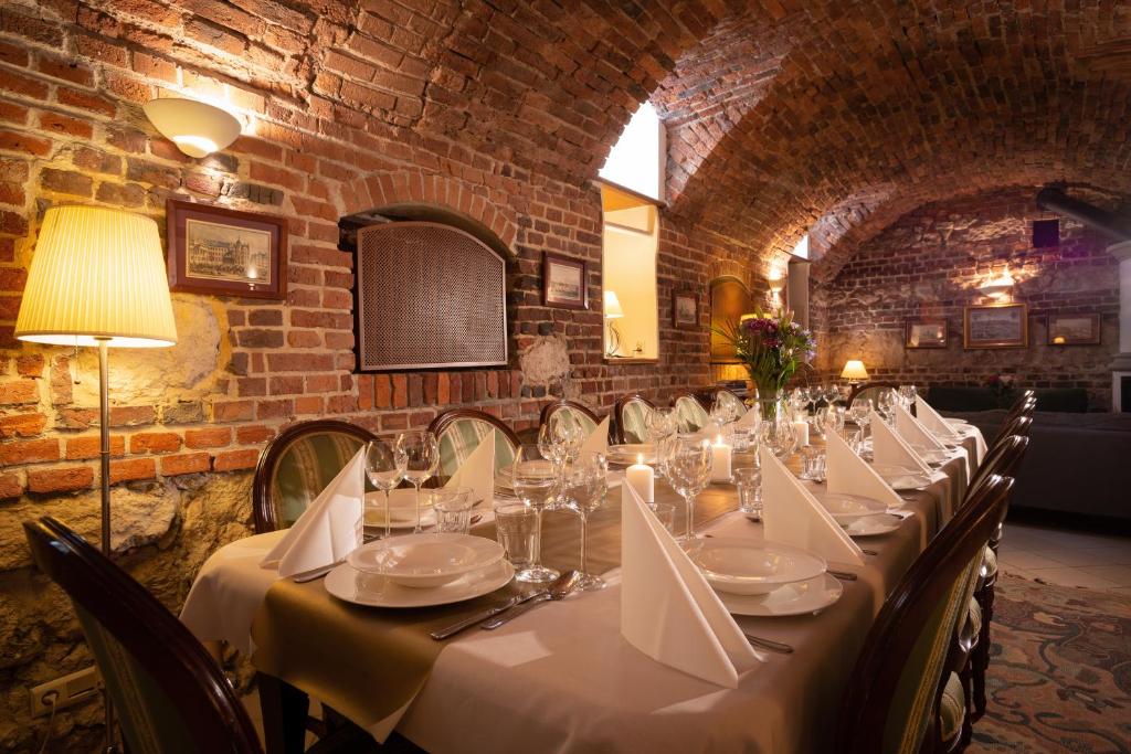 Restaurace v ubytování Dom Pugetów