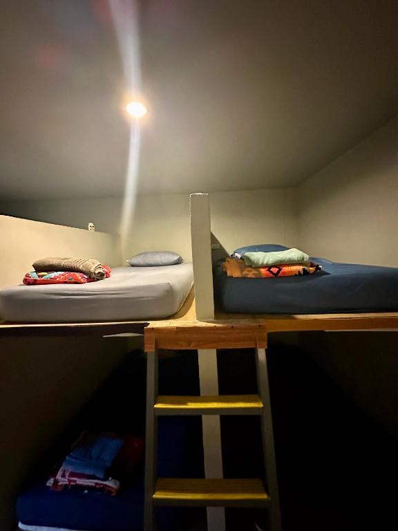 Postel nebo postele na pokoji v ubytování Noahs Ark