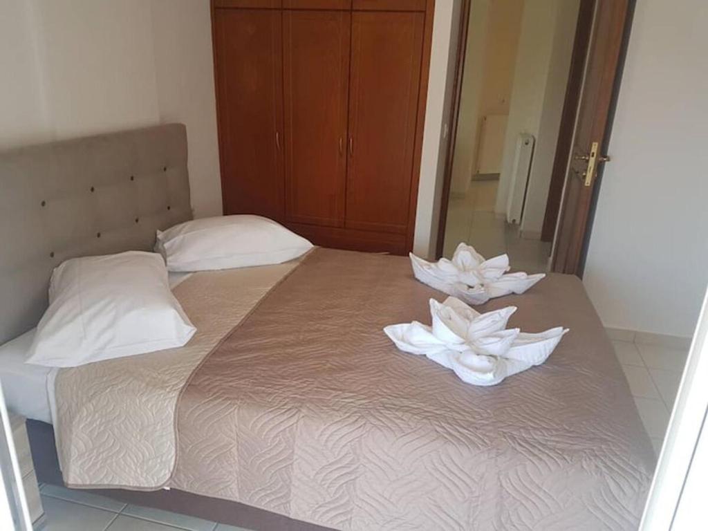Posteľ alebo postele v izbe v ubytovaní Rias Sea View Apartment