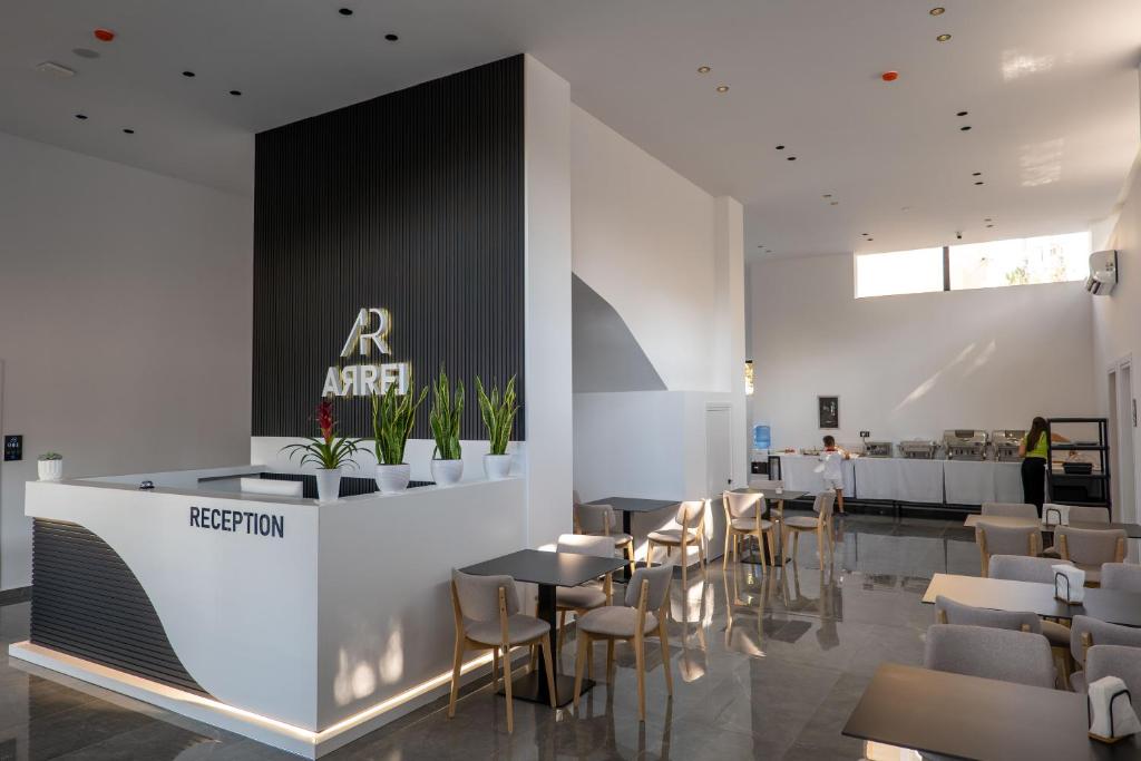 Posezení v ubytování Arrei Hotel