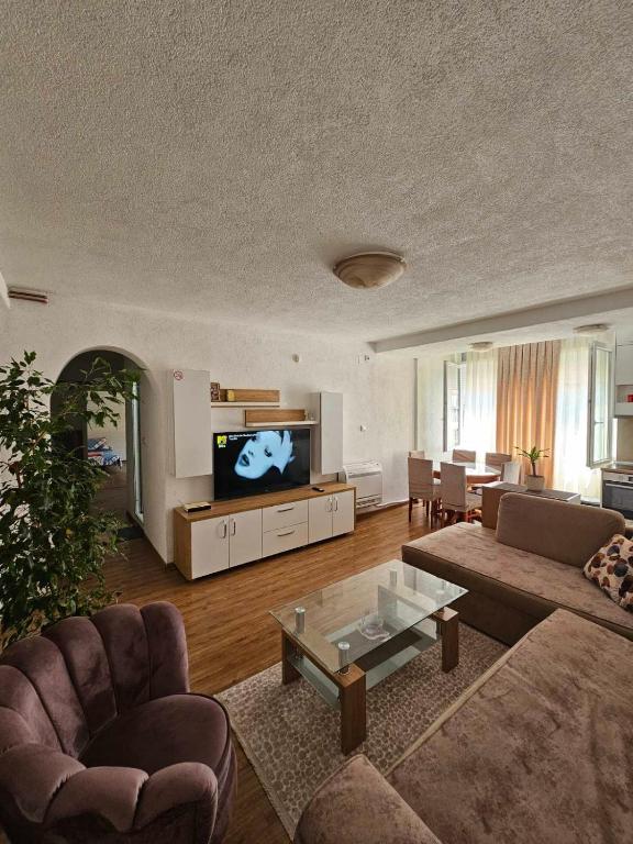 Et tv og/eller underholdning på Apartment Miki