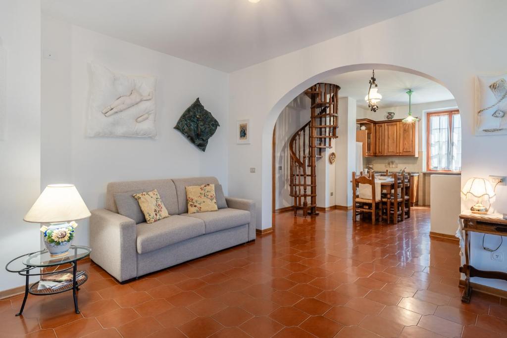 Posezení v ubytování Casa Spazio Zero