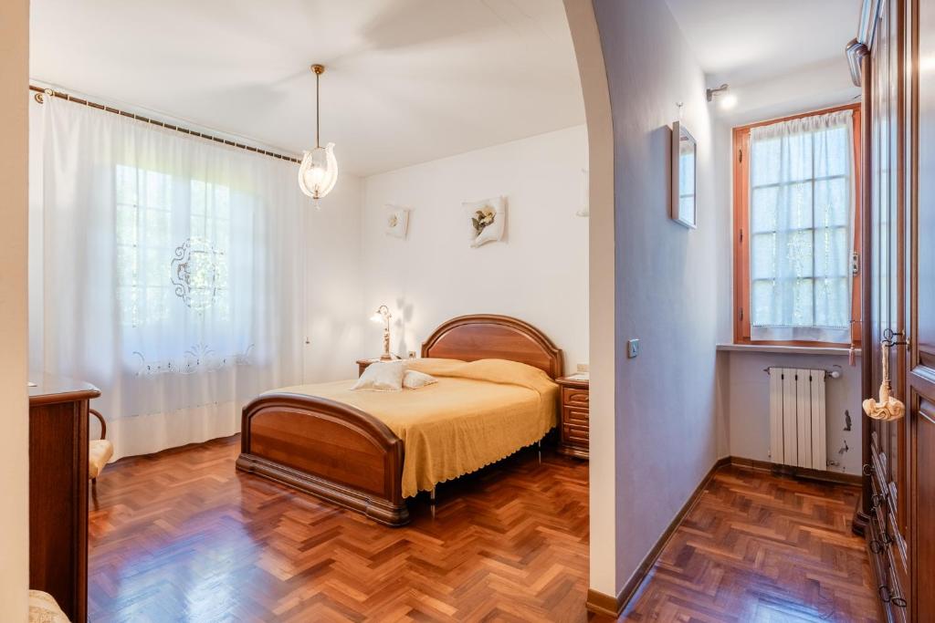 Postel nebo postele na pokoji v ubytování Casa Spazio Zero