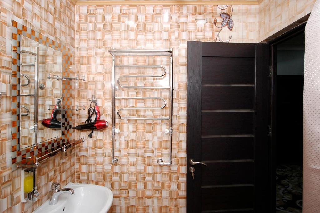 Koupelna v ubytování Hotel Victoria