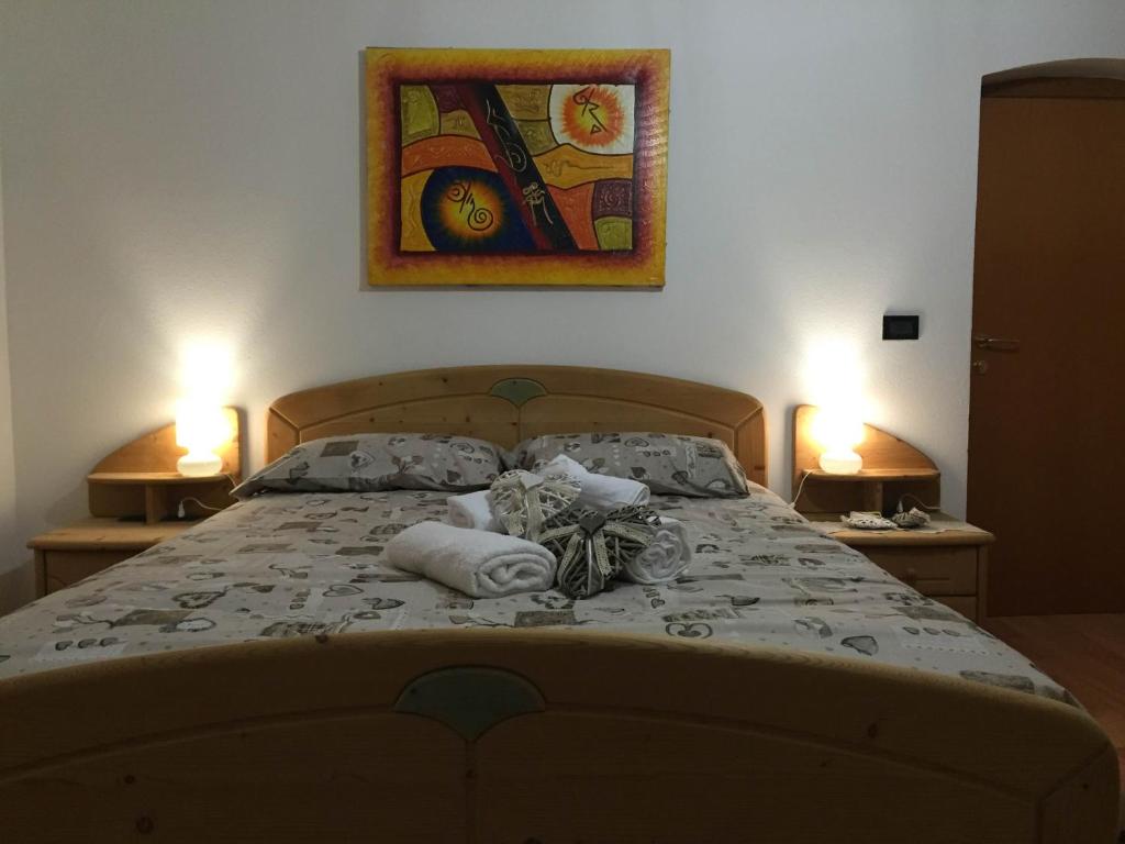 Łóżko lub łóżka w pokoju w obiekcie B&B Rosso Pila
