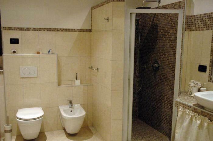 Łazienka w obiekcie B&B Rosso Pila