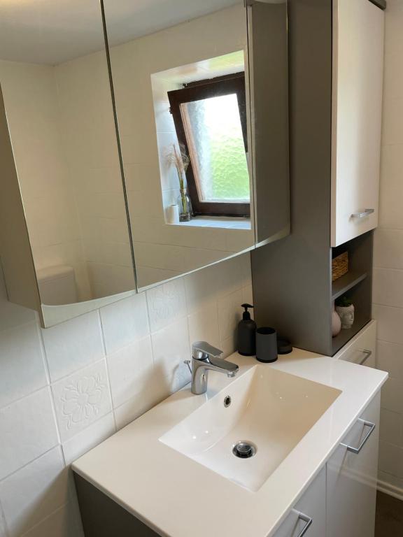 Koupelna v ubytování Ferienwohnung MaLi