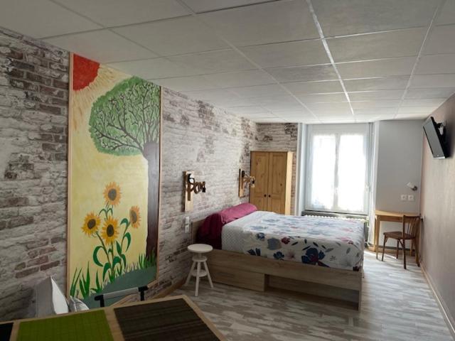 Postel nebo postele na pokoji v ubytování Matyzmontagne