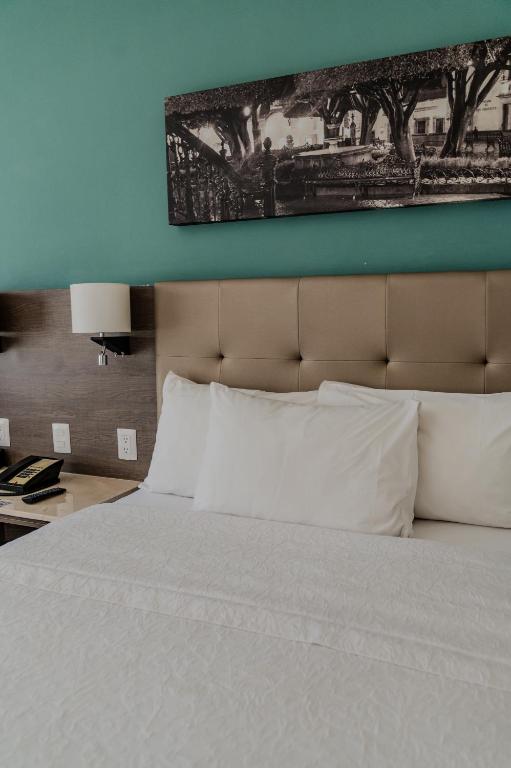 Postel nebo postele na pokoji v ubytování Hampton Inn By Hilton Celaya
