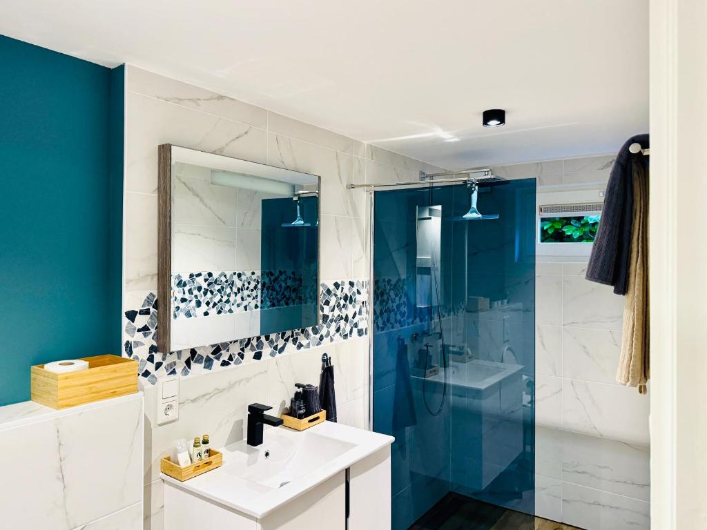 Ένα μπάνιο στο B&B Eekhoornpad