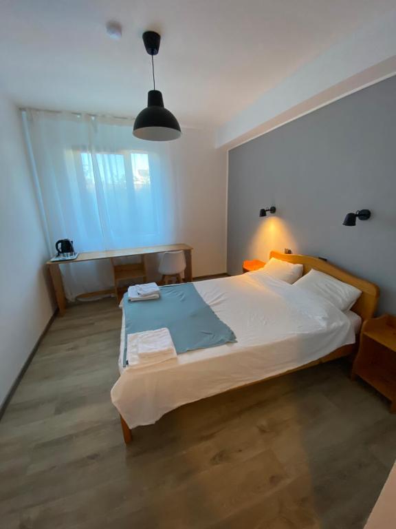 Postel nebo postele na pokoji v ubytování Travellers Rest