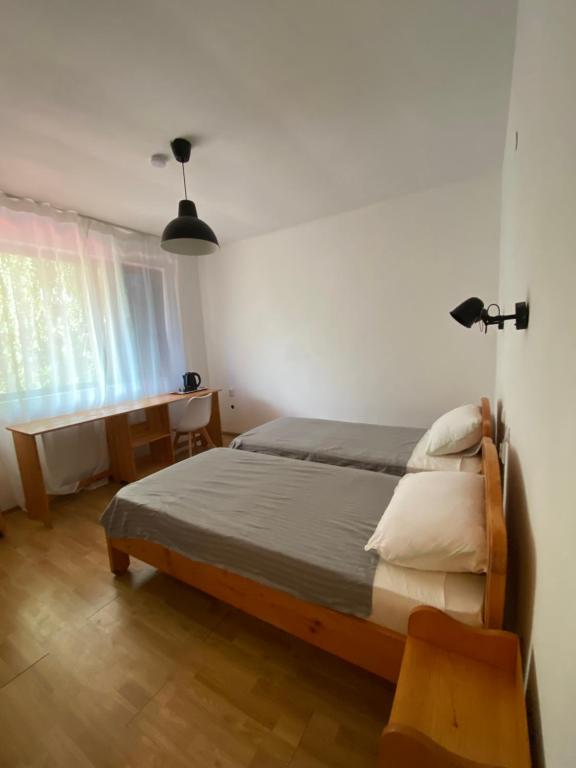 Postel nebo postele na pokoji v ubytování Travellers Rest