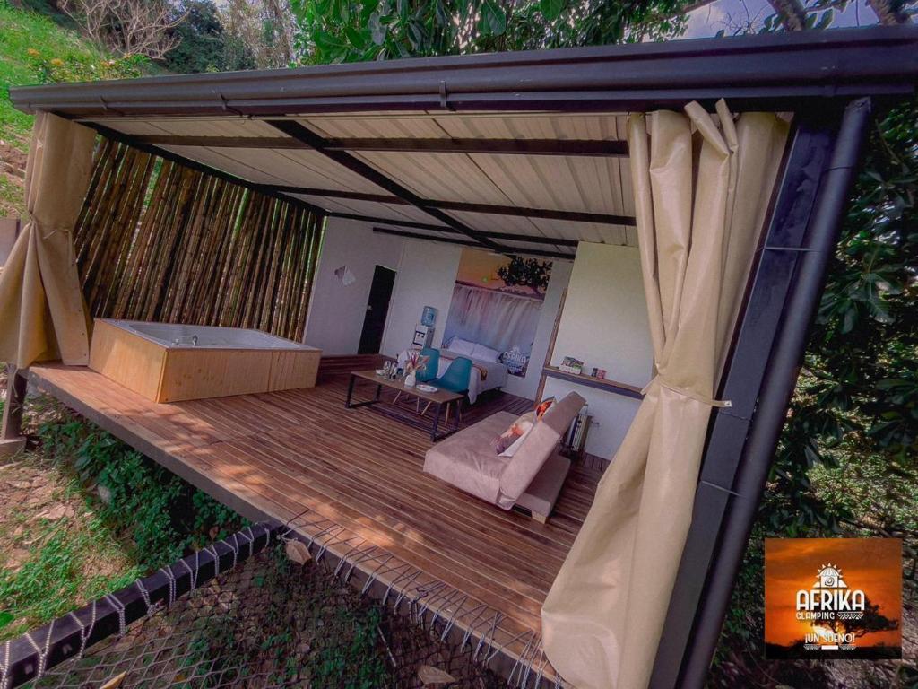 Zahrada ubytování Afrika Glamping