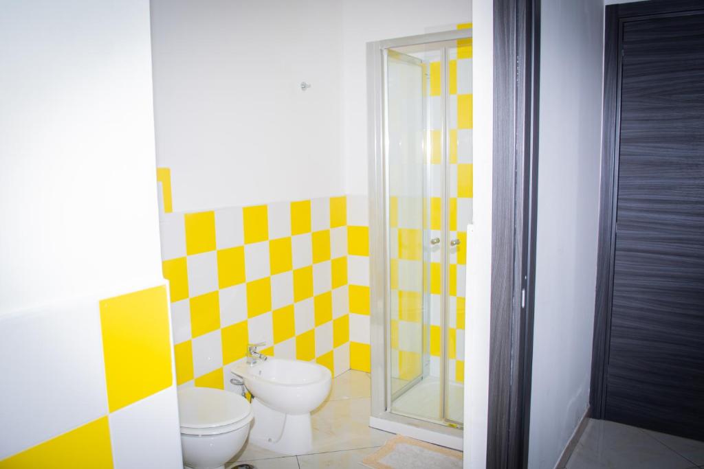 Koupelna v ubytování max hotel e restaurant