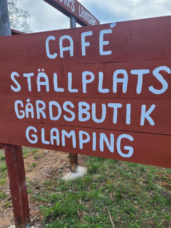 Certifikát, hodnocení, plakát nebo jiný dokument vystavený v ubytování Rugstorps Lantgårds Glamping